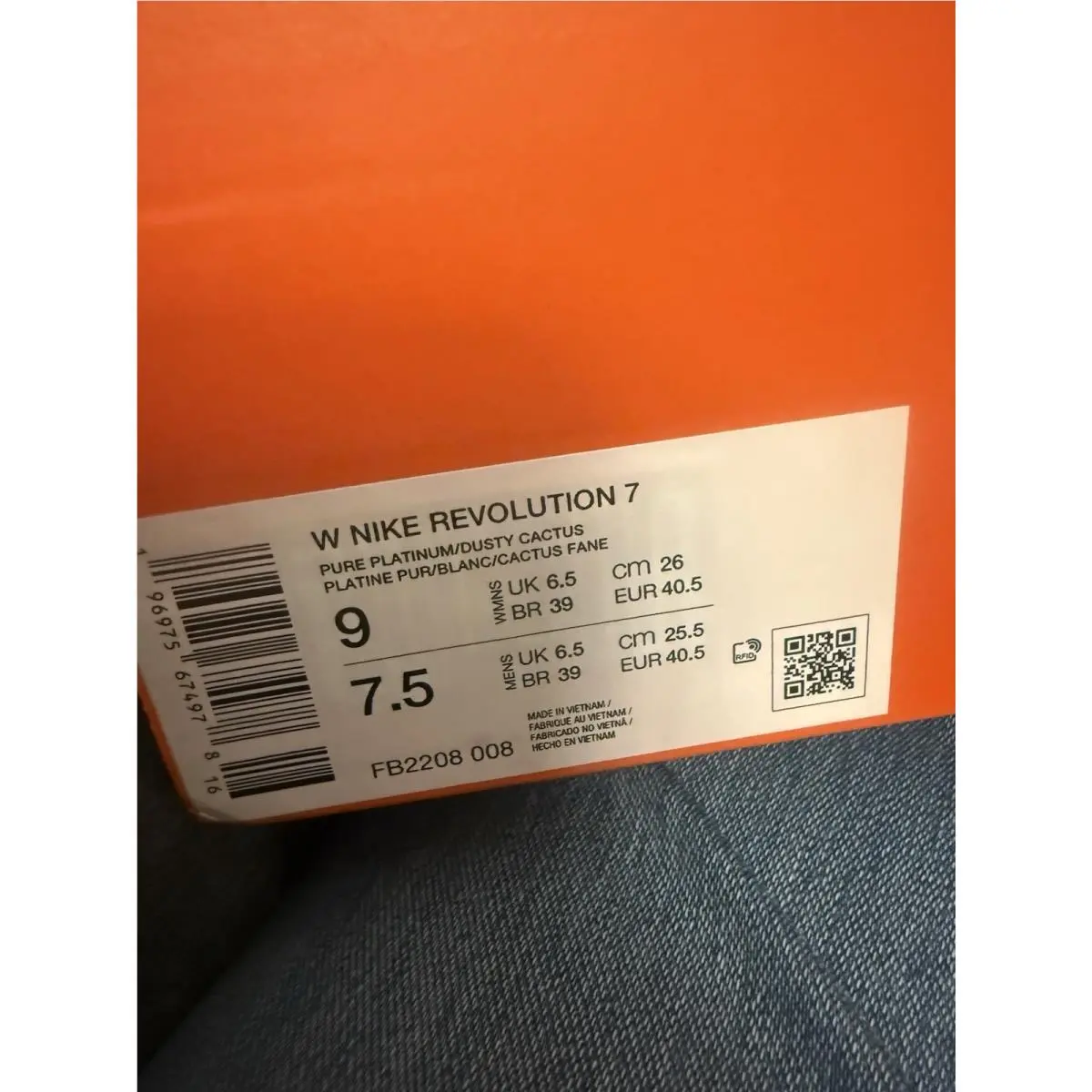 Nike shoes - Nike Revolution 7 - Revolution - FB2208-008 - White, Blue 0