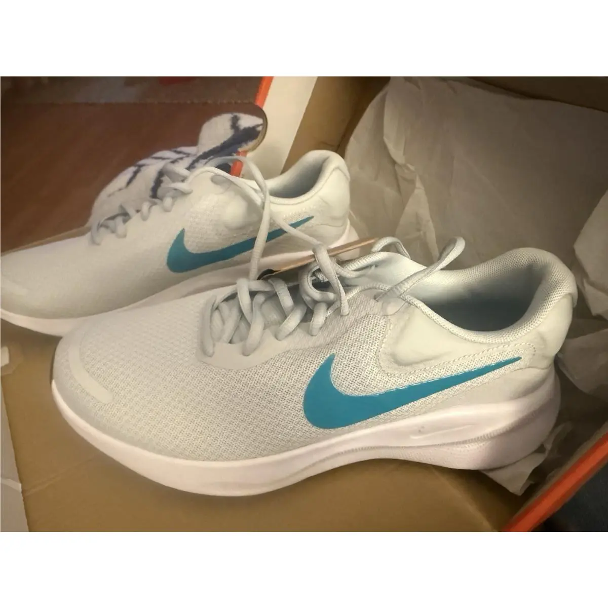 Nike shoes - Nike Revolution 7 - Revolution - FB2208-008 - White, Blue 3
