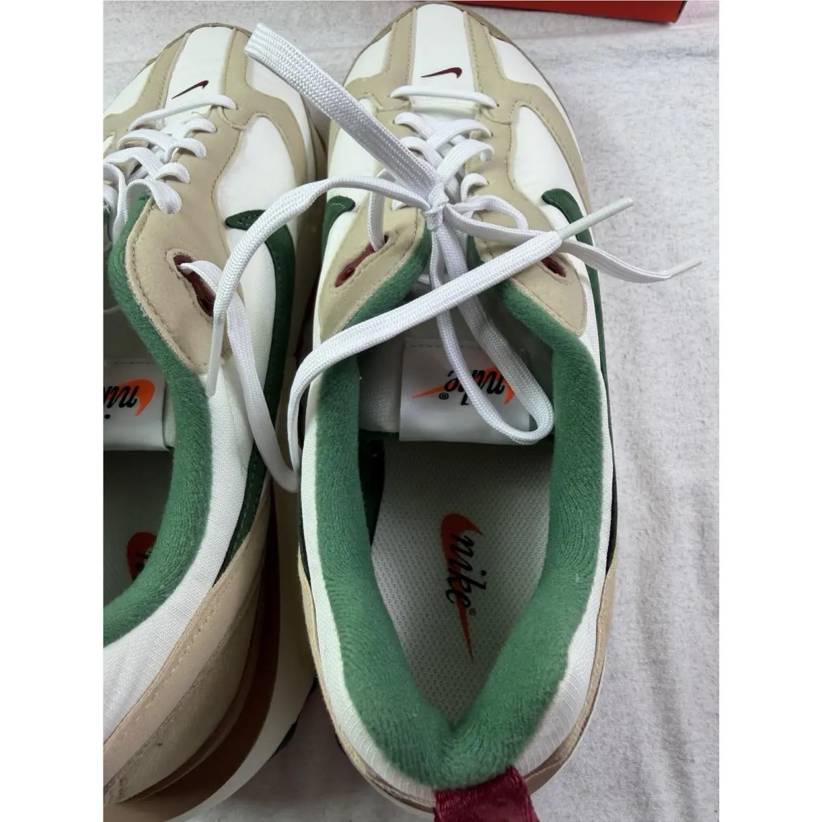 Nike shoes - Nike Air Max Dawn - Air Max Dawn - FB7158-131 - Sail/Gorge Green/Sail/Khaki 8