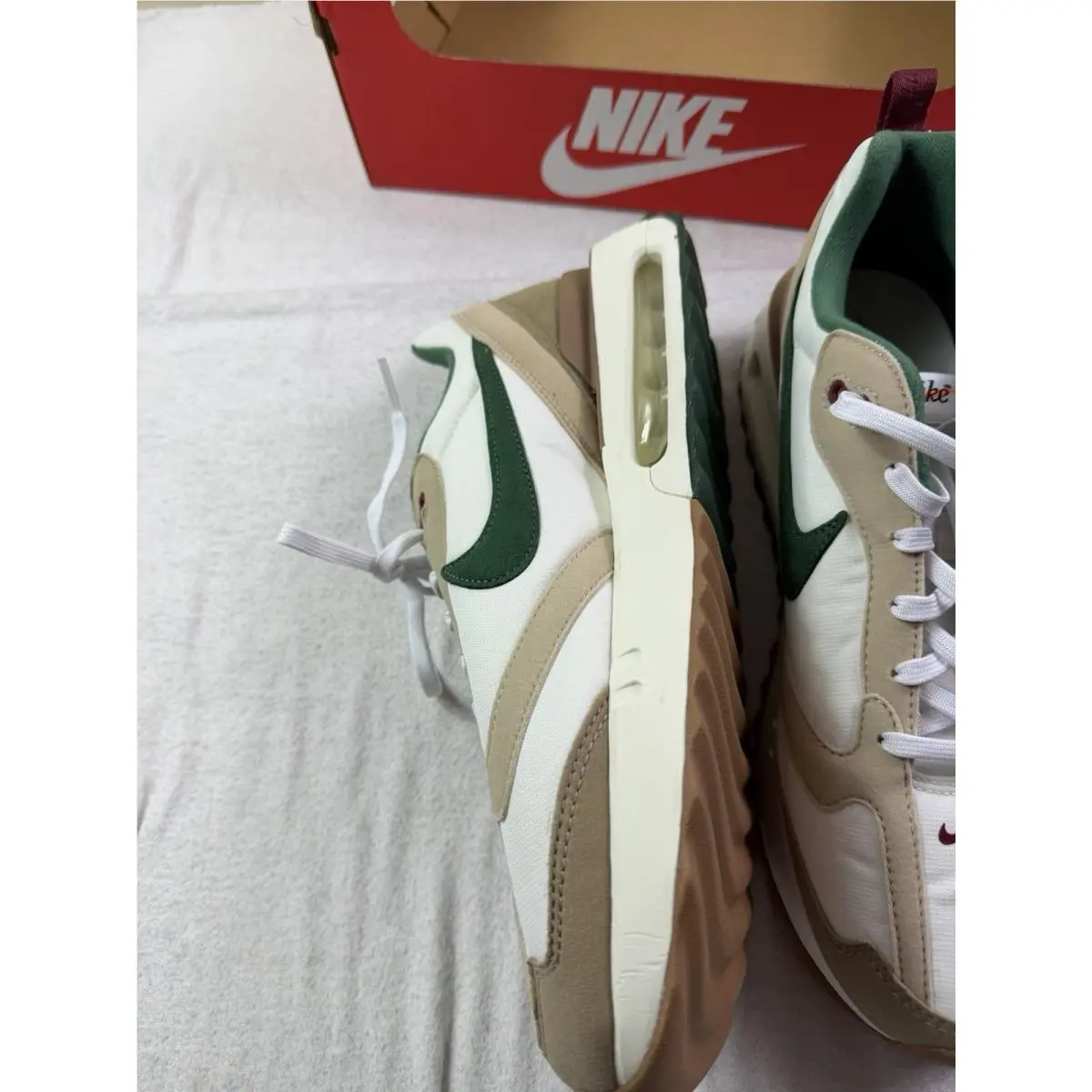 Nike shoes - Nike Air Max Dawn - Air Max Dawn - FB7158-131 - Sail/Gorge Green/Sail/Khaki 14
