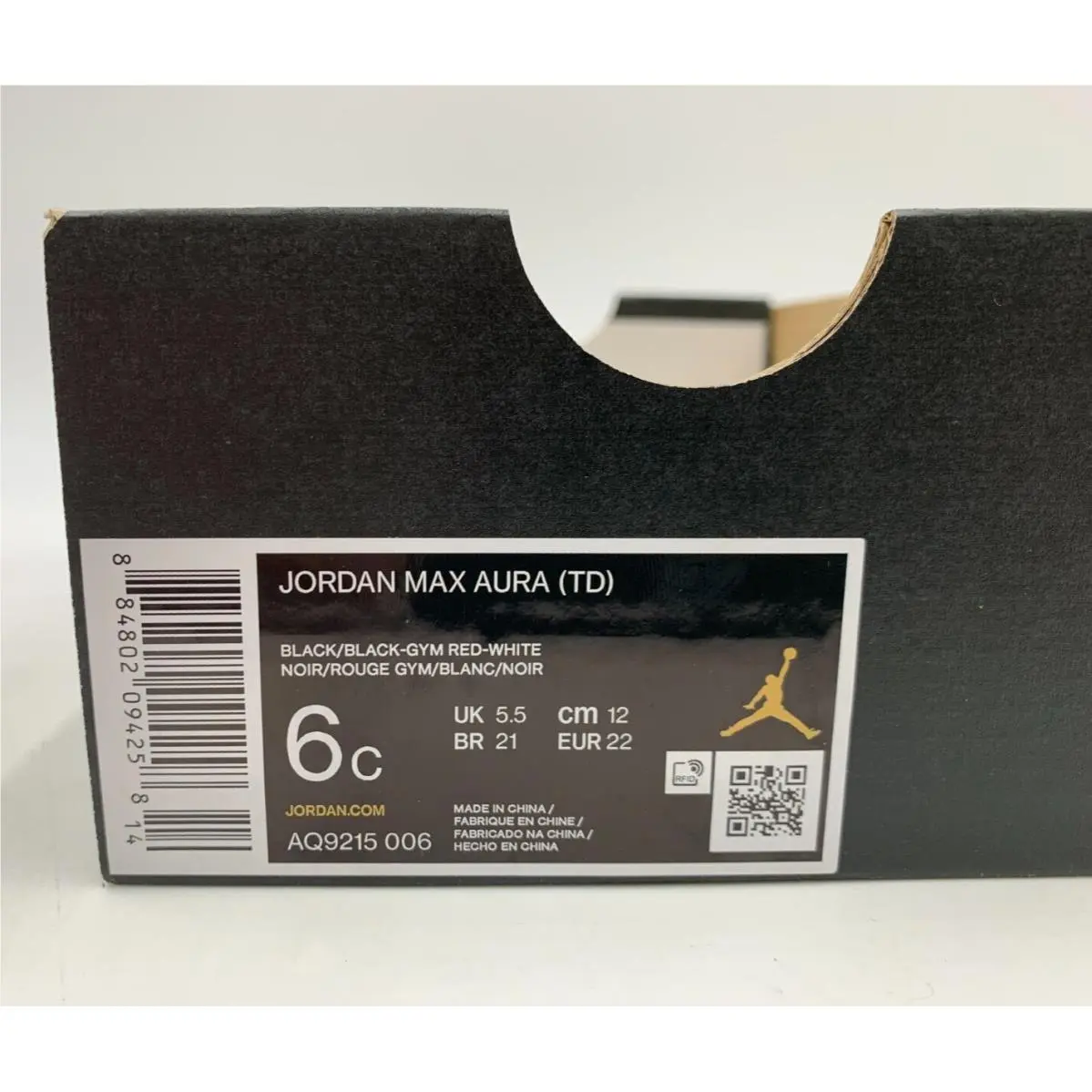 Nike shoes - Jordan Max Aura - Max Aura - AQ9216-006 - Black & Red 4