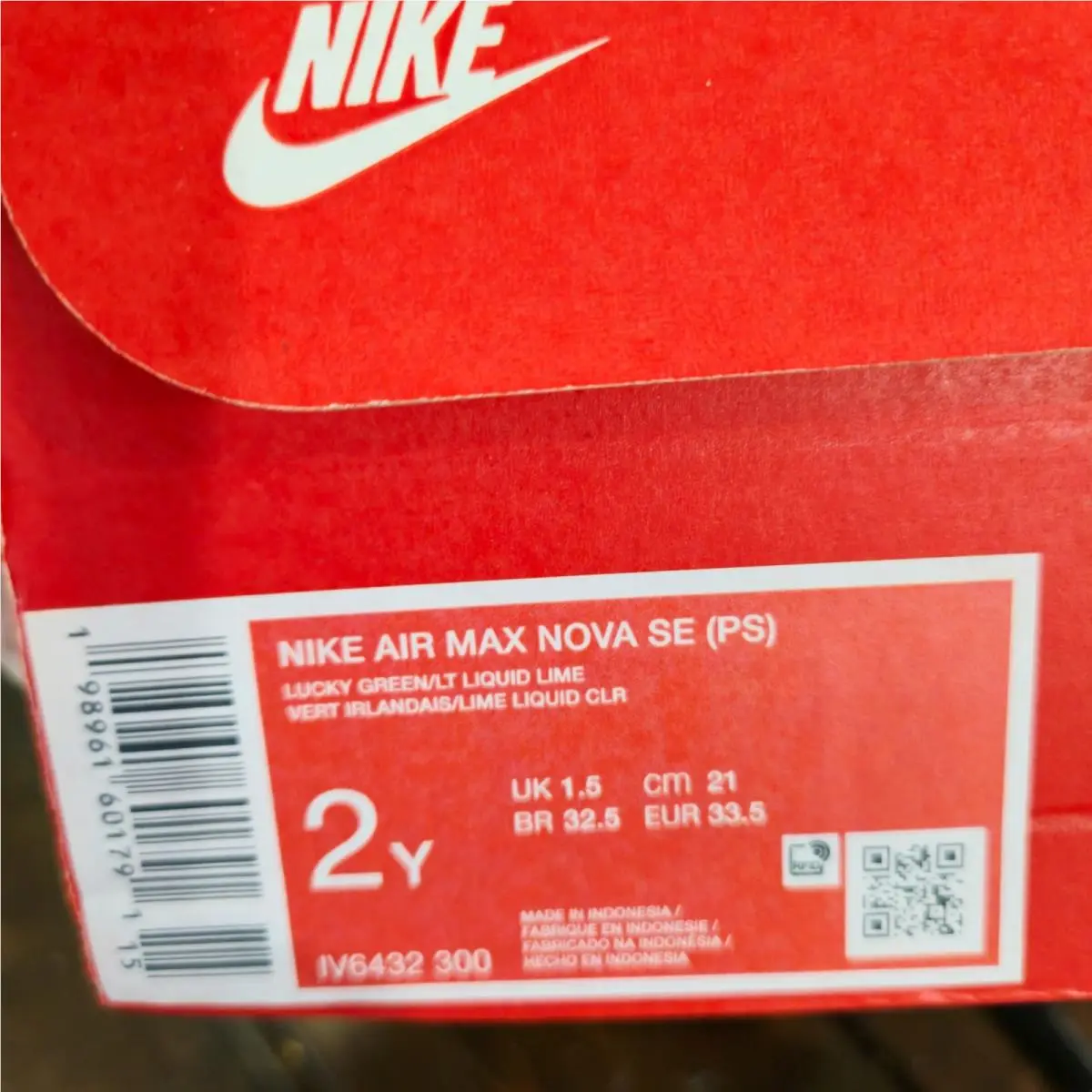 Nike shoes - Nike Kids PS Air Max Nova SE - Green 7