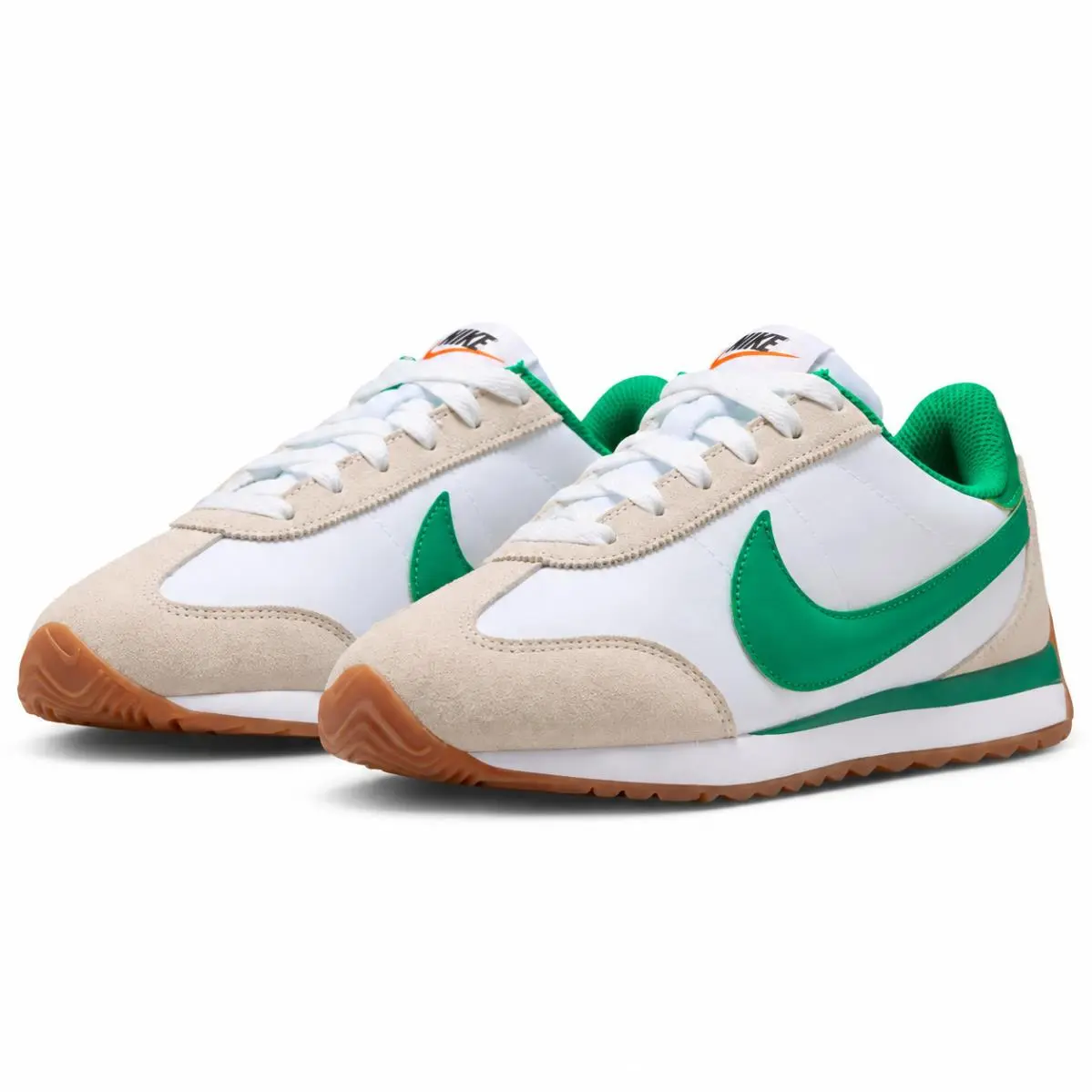 Pacific Kids White and Green Retro Trainer Sneakers Size 6 by Nike