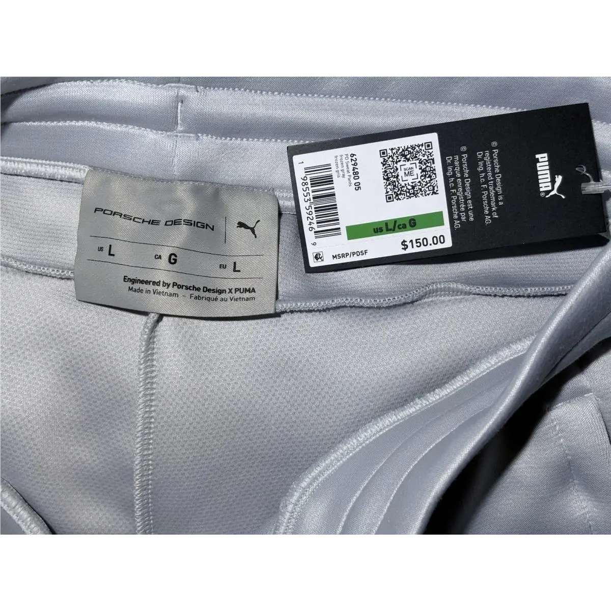Puma clothing - PUMA x Porsche Design Cloudspun Sweatpants 629480_05 - 629480_05 629480 - Frozen Gray _05 12