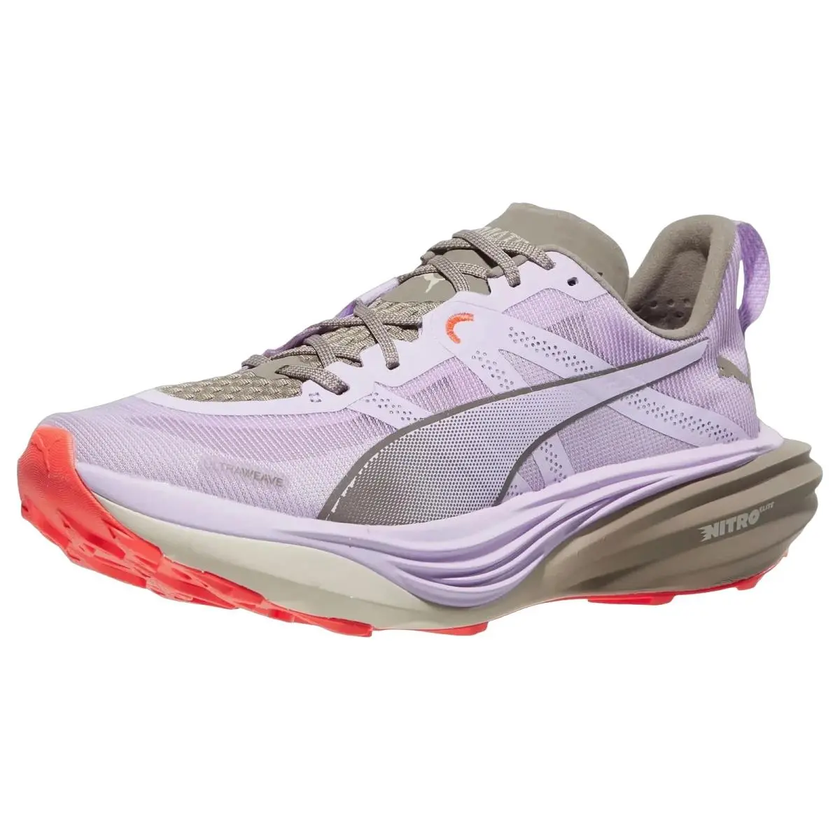 Puma shoes - Deviate Nitro Elite - Deviate Nitro Elite - 310468-08 - Light Lavender/Mouse Gray/Ultra Red 6