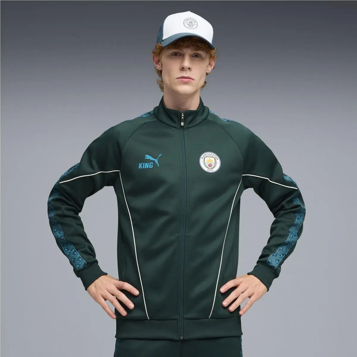 Puma clothing - GREEN TERRAIN/ TROPICAL BLUE 1