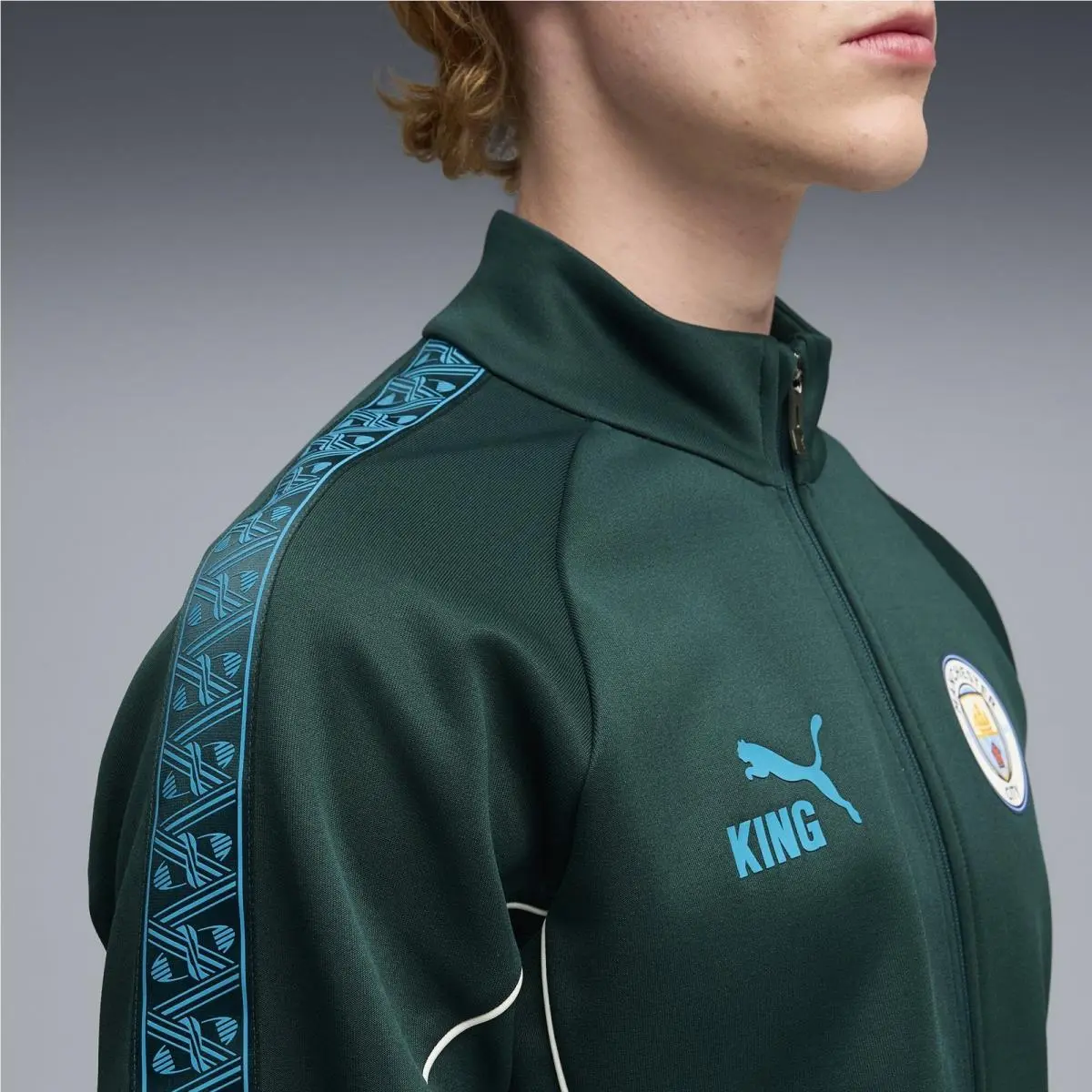 Puma clothing - GREEN TERRAIN/ TROPICAL BLUE 8