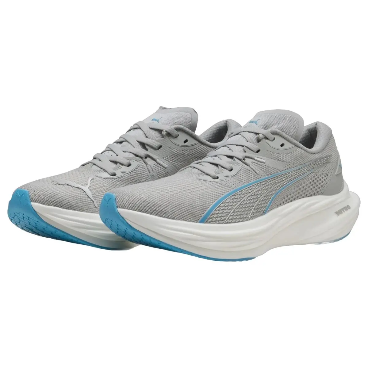 Puma shoes - Deviate Nitro 3 - Deviate Nitro - 309707-24 - Gray Echo/Speed Blue 9