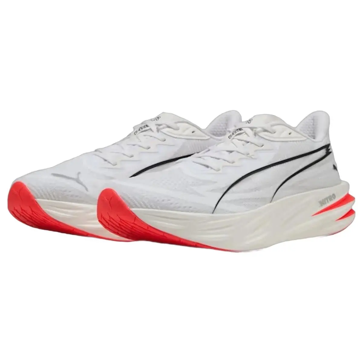 Puma shoes - Deviate Pure Nitro - Deviate Pure Nitro - 313904-06 - White/Red/Silver 8