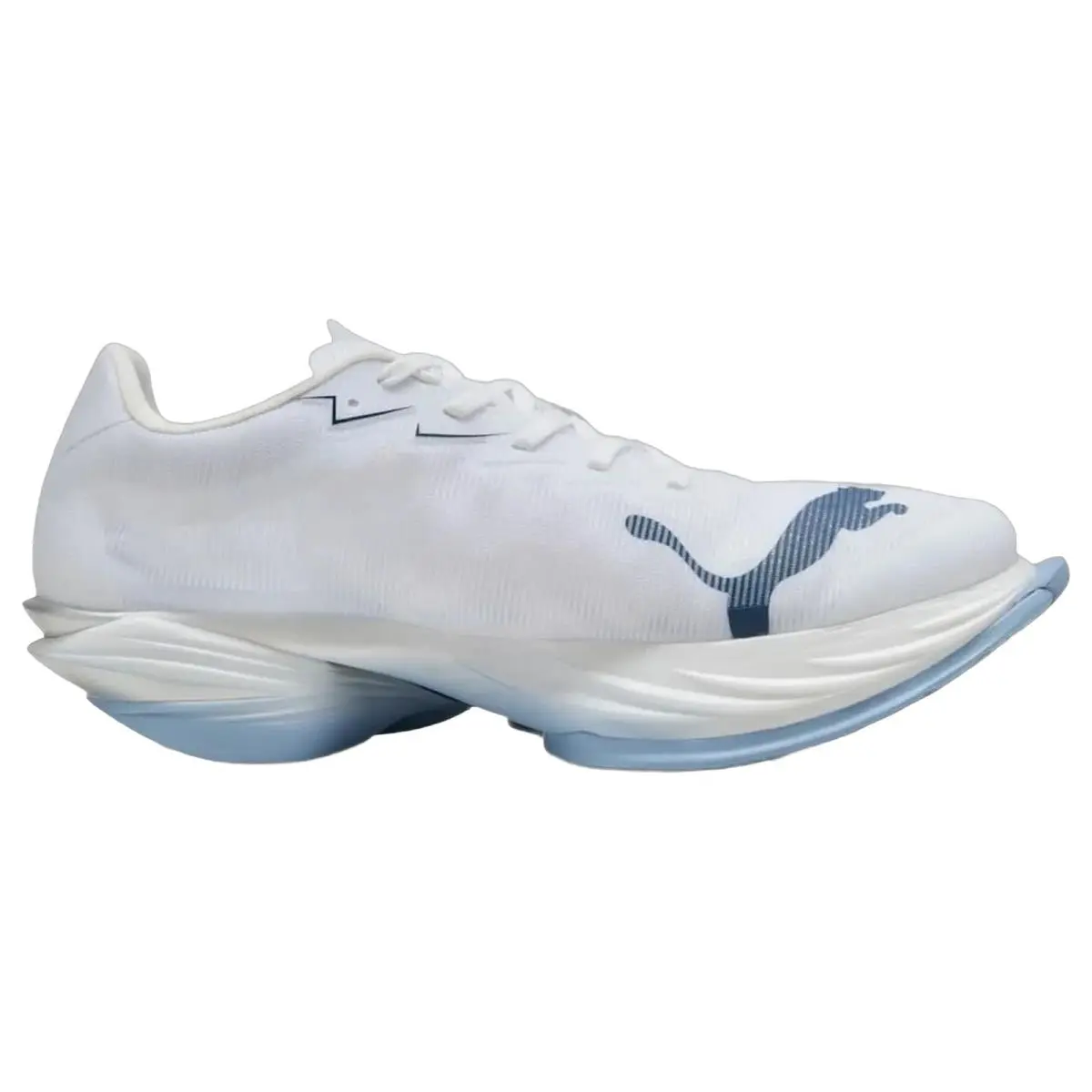Puma shoes - Deviate Nitro Elite 4 - Deviate Nitro Elite - 312128-09 - White/Chambray Blue/Persian Blue 0