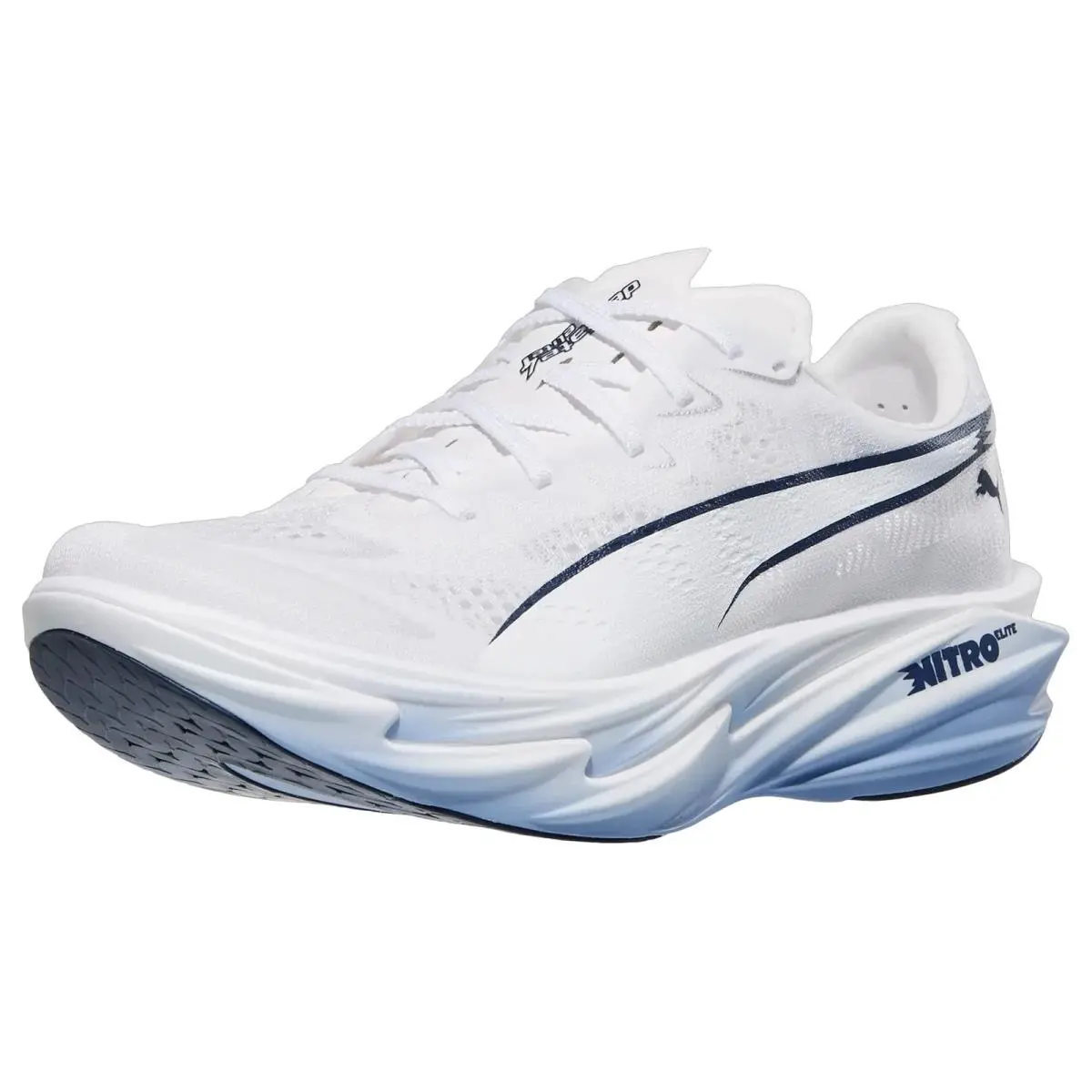 Puma shoes - Deviate Nitro Elite 4 - Deviate Nitro Elite - 312128-09 - White/Chambray Blue/Persian Blue 1