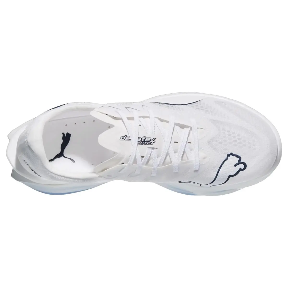 Puma shoes - Deviate Nitro Elite 4 - Deviate Nitro Elite - 312128-09 - White/Chambray Blue/Persian Blue 9