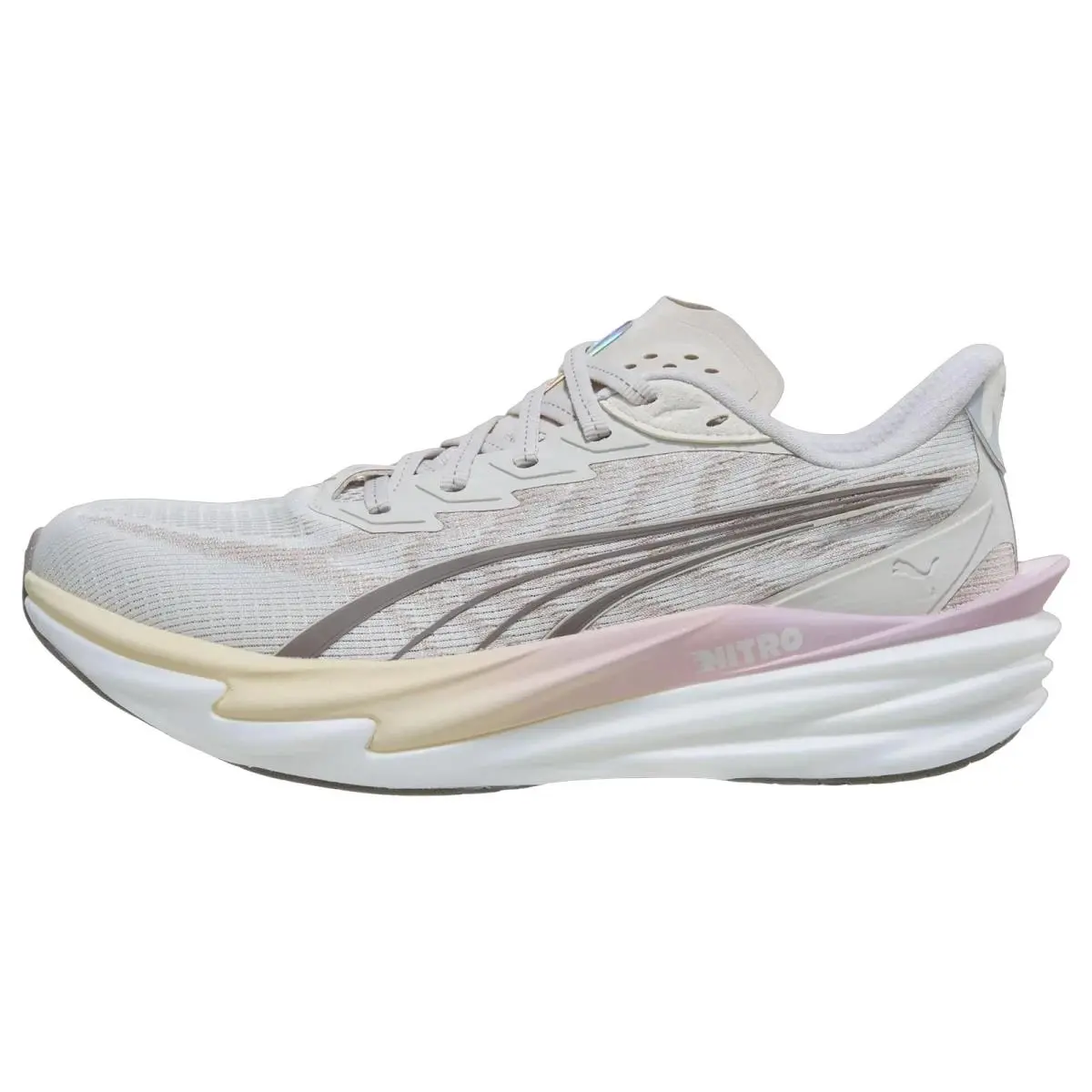 Puma shoes - Deviate Nitro 4 - Deviate Nitro - 312124-24 - Alpine Snow/Pink 5