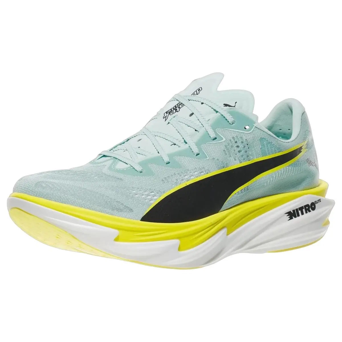 Puma shoes - Deviate Nitro Elite 4 - Deviate Nitro Elite - 312127-03 - Fresh Water/Lemon Crush/Puma Black/Puma White 0
