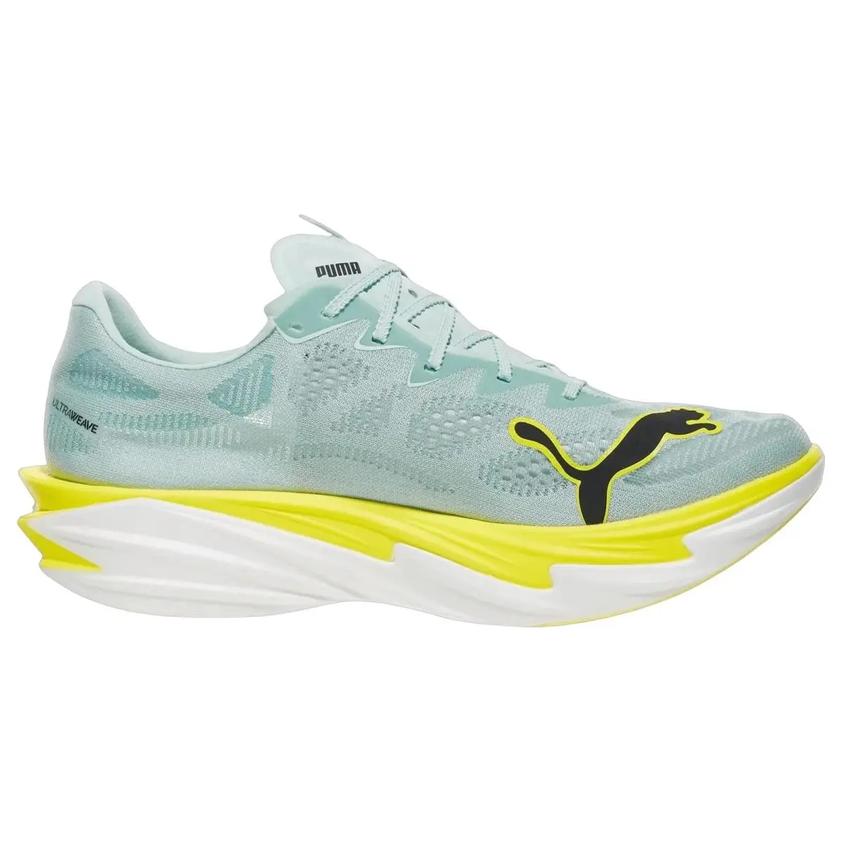 Puma shoes - Deviate Nitro Elite 4 - Deviate Nitro Elite - 312127-03 - Fresh Water/Lemon Crush/Puma Black/Puma White 7