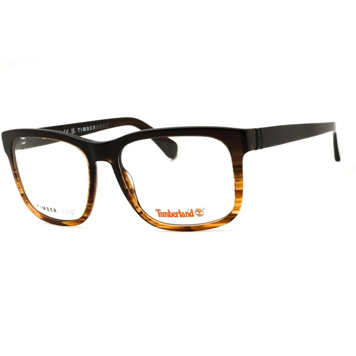 TB50073 049 Eyeglasses Matte Dark Brown Frame 60mm by Timberland