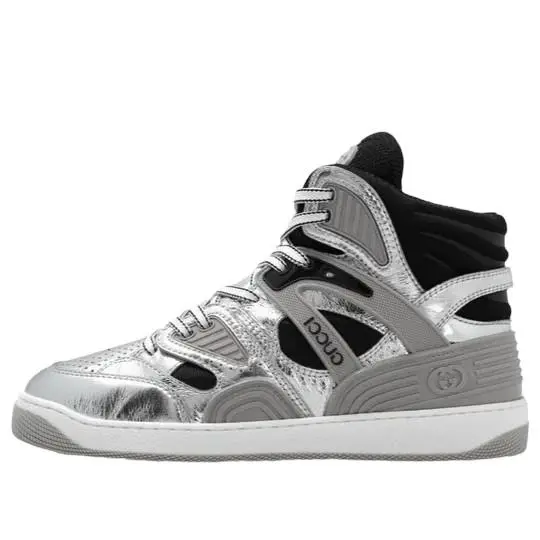 Gucci shoes - Basket - Basket - 724005 - Silver 6