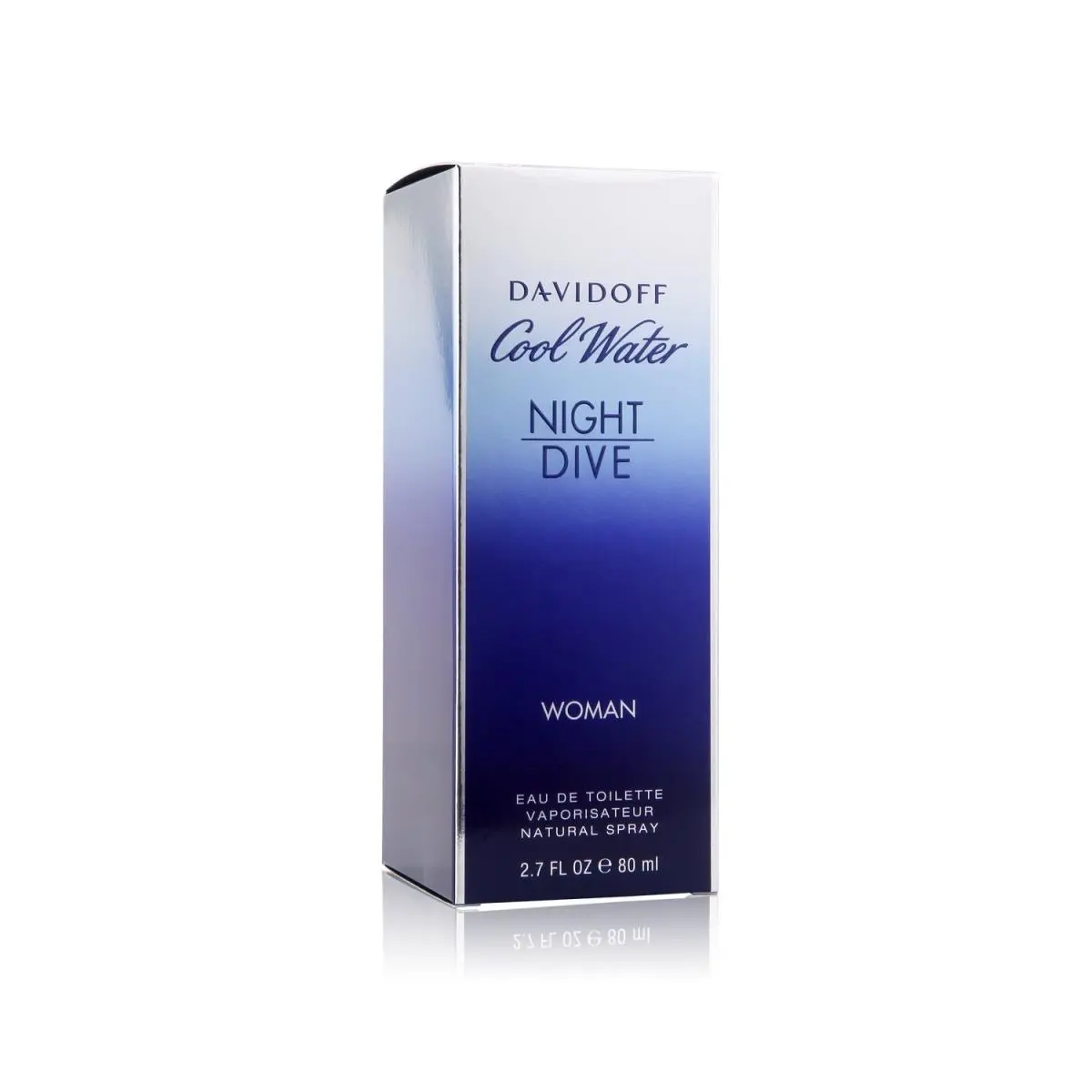 Woman Cool Water Niight Dive by Davidoff 2.7 oz - 80ml Edt Spray /