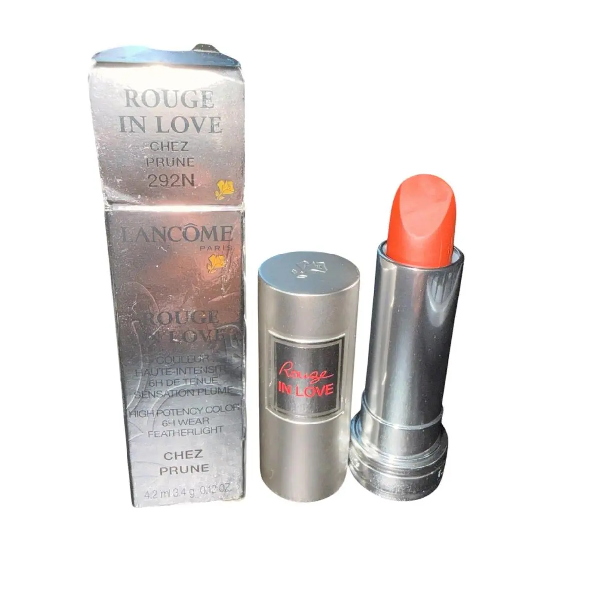 Lancome Rouge In Love Lipstick 292N Chez Prune 0.12 oz/3.4g Full Size by Lancôme
