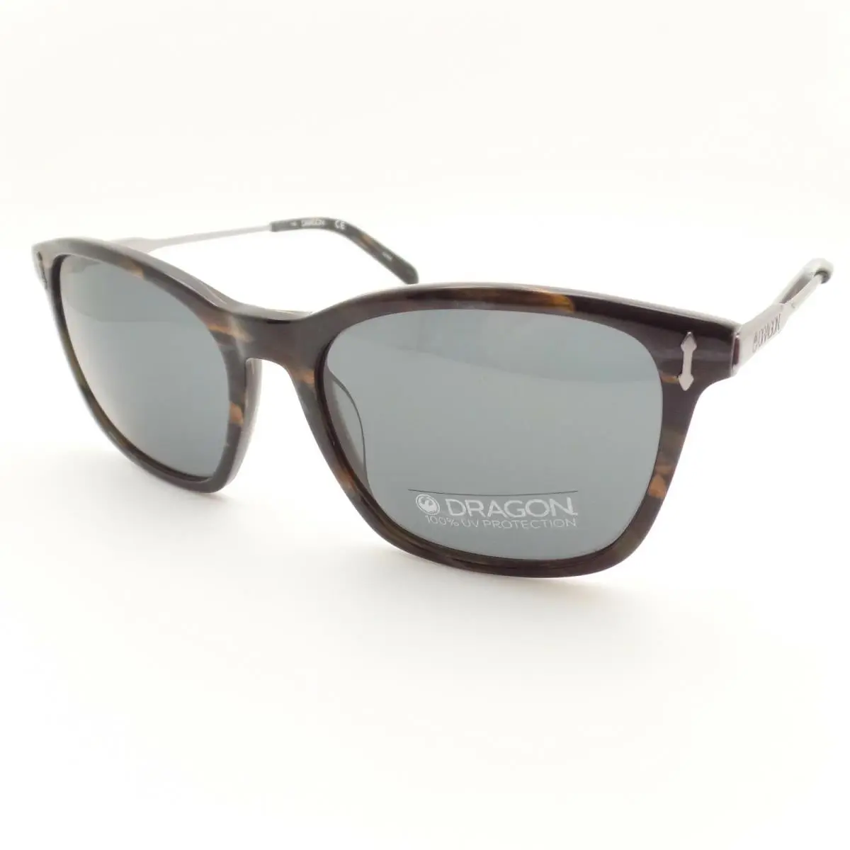 Dragon DR 524SI Jake 018 Black Bark Grey Sunglasses by Dragon Alliance