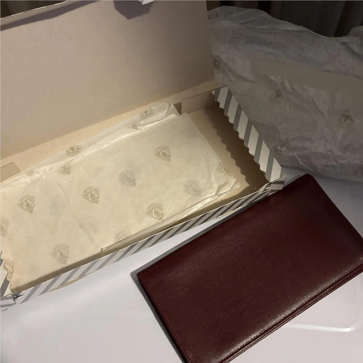 Gucci Leather Wallet Checkbook Cover Made In Italy 675.00