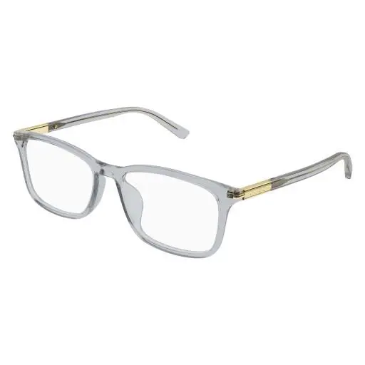 GG 1900 OA-003 Grey / Transparent 003 Size 56 Eyeglasses by Gucci