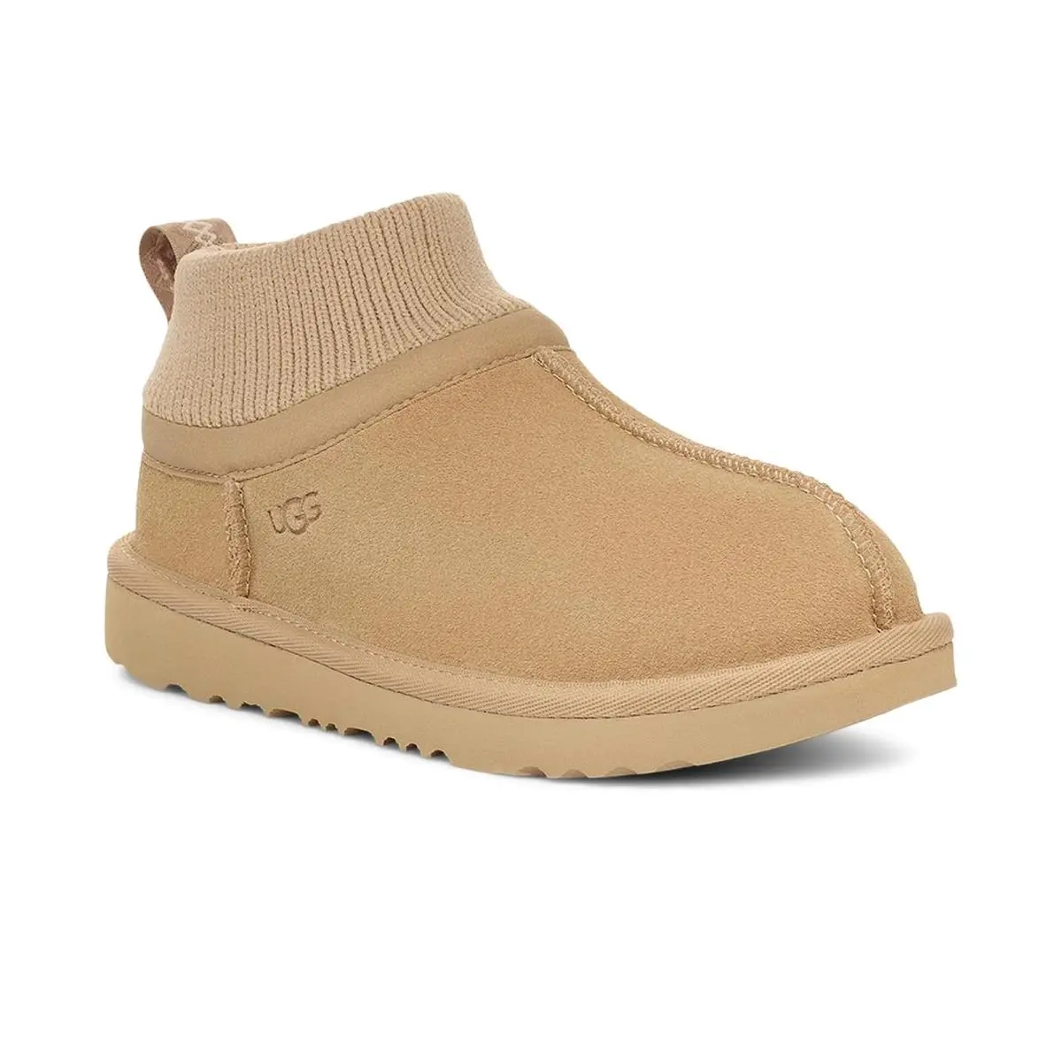 Unisex Kids Boots Ugg Kids Classic Ultra Stretch Cuff Little Kid/big Kid Mustard Seed by UGG