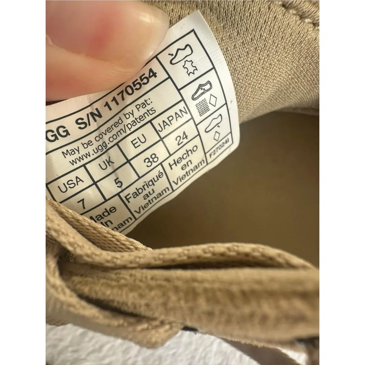 UGG shoes - UGG Zilo Lace Up - Zilo Lace - Beige 5