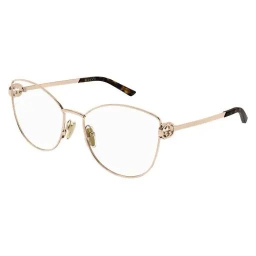 GG 2049 O-004 Gold / Transparent 004 Size 57 Eyeglasses by Gucci
