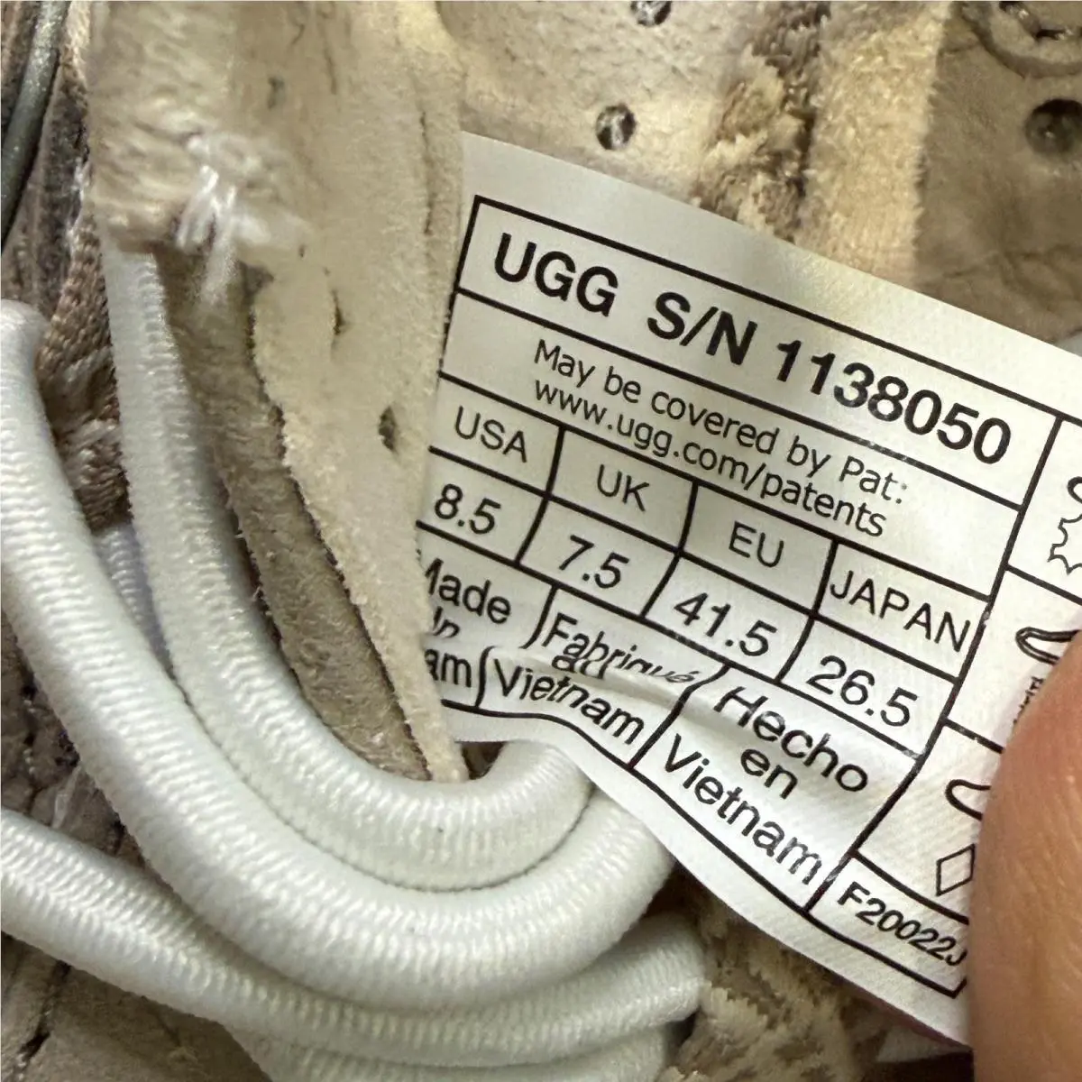 UGG shoes - CA805 V2 REMIX - REMIX - 1138050 - Beige (UPC: 196565260925) 8