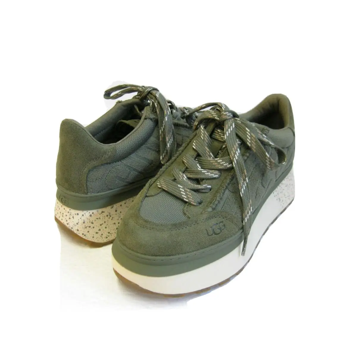 Ugg Marin Lace Logo Women Shoes Burnt Olive US 9 /uk 7 /eu 40 by UGG