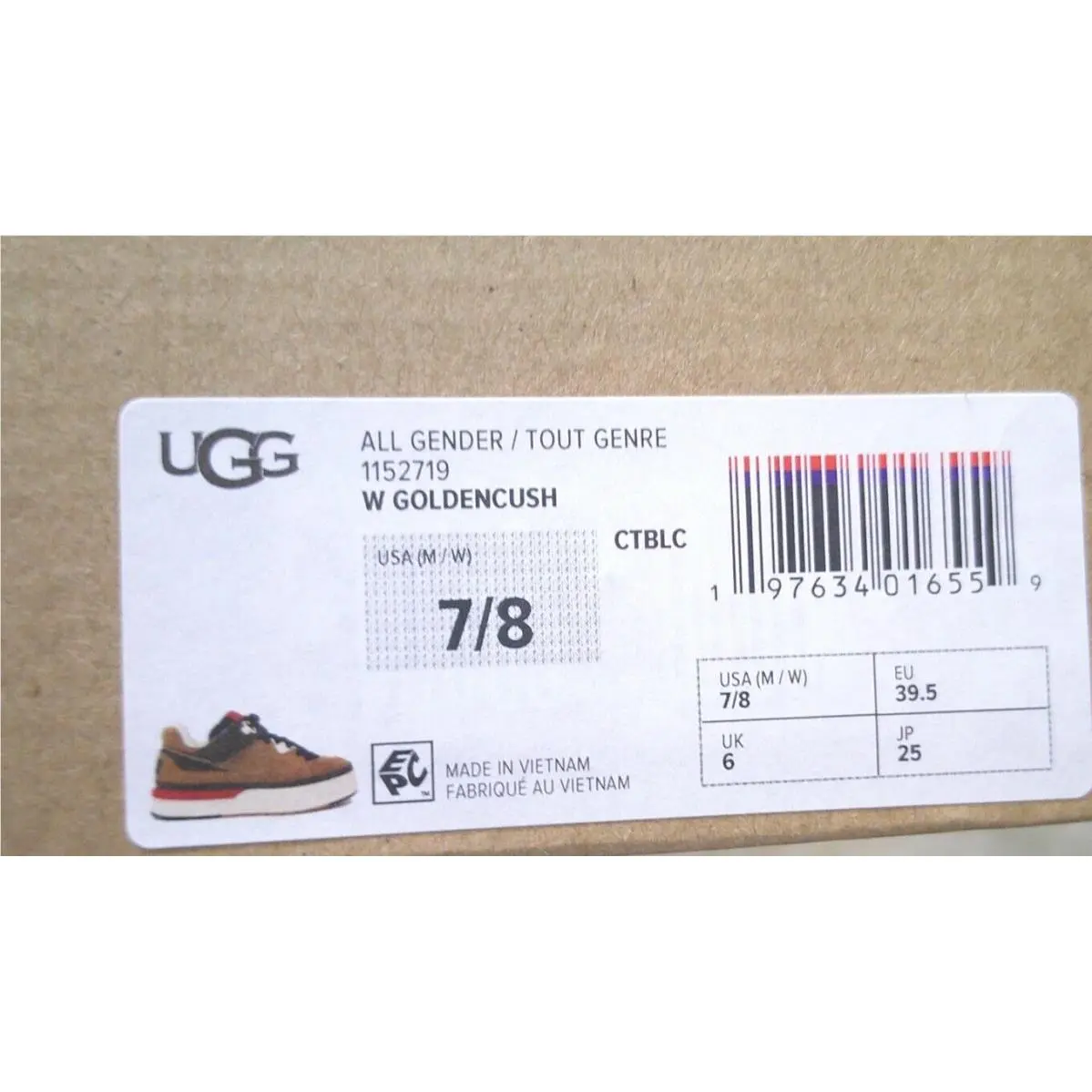 UGG shoes - UGG LOWMEL - LOWMEL - Chestnut / Black 4
