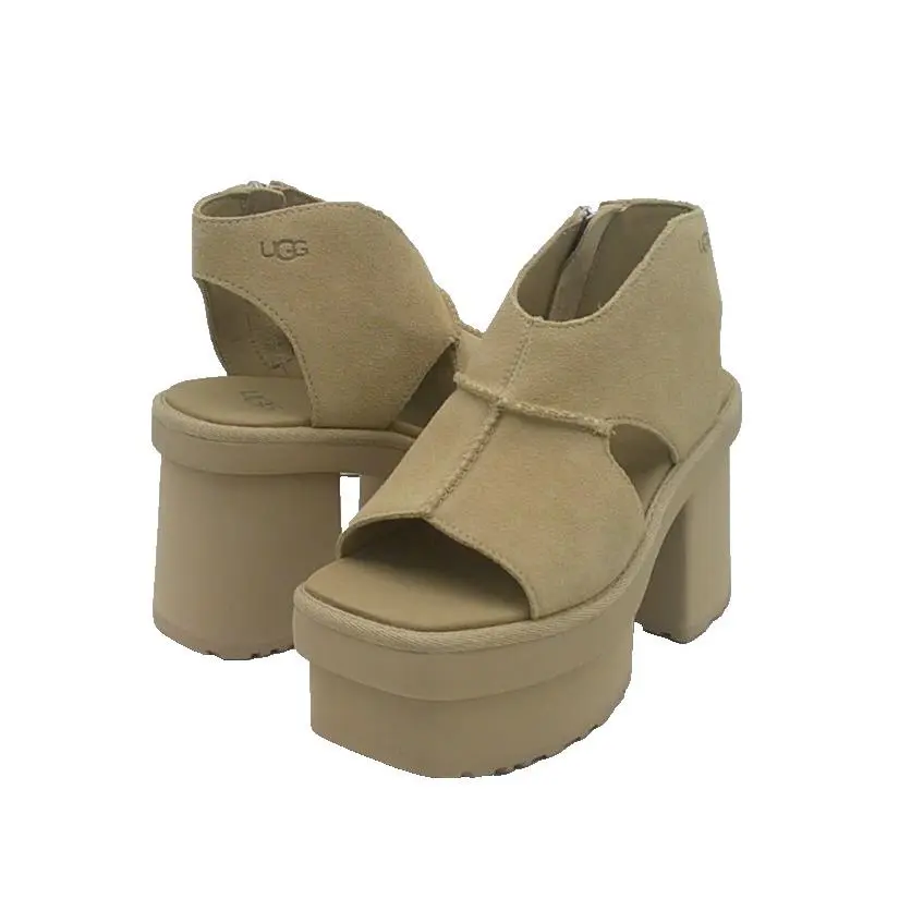 Ugg Heights Platform Women Heels US 9 /uk 7 /eu 40 - Mustard Seed