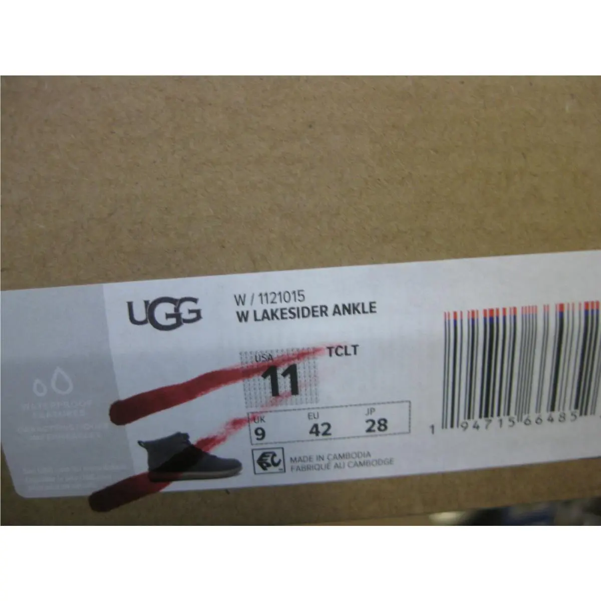 UGG shoes - UGG LAKESIDE ANKLE - LAKESIDE ANKLE - THUNDER CLOUD 4
