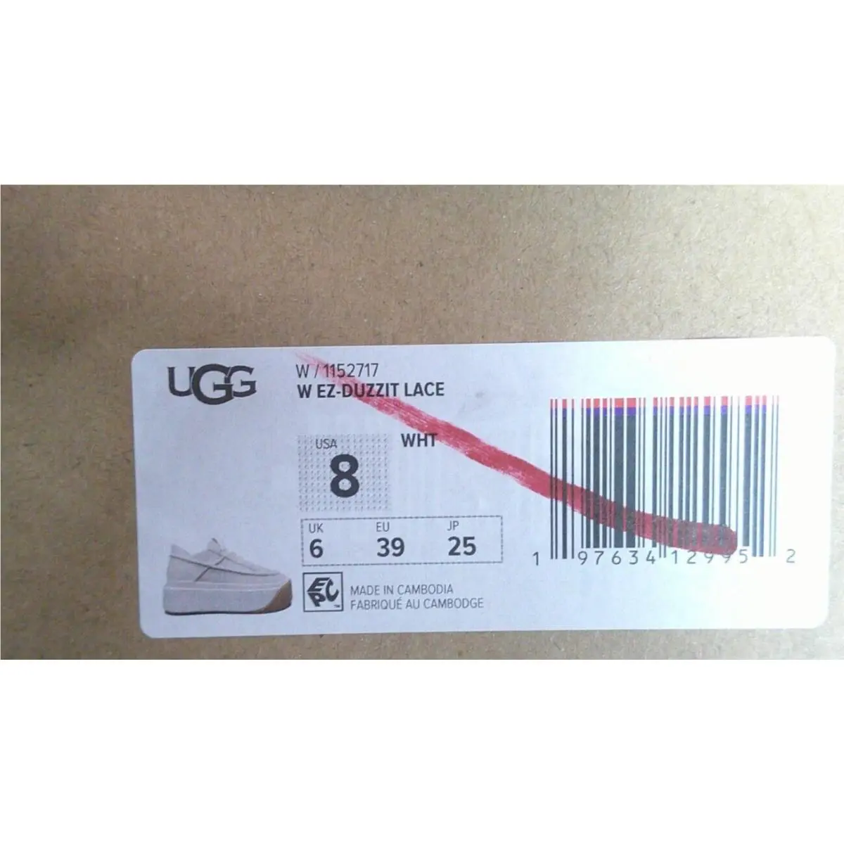UGG shoes - UGG EZ-DUZZIT - White 4