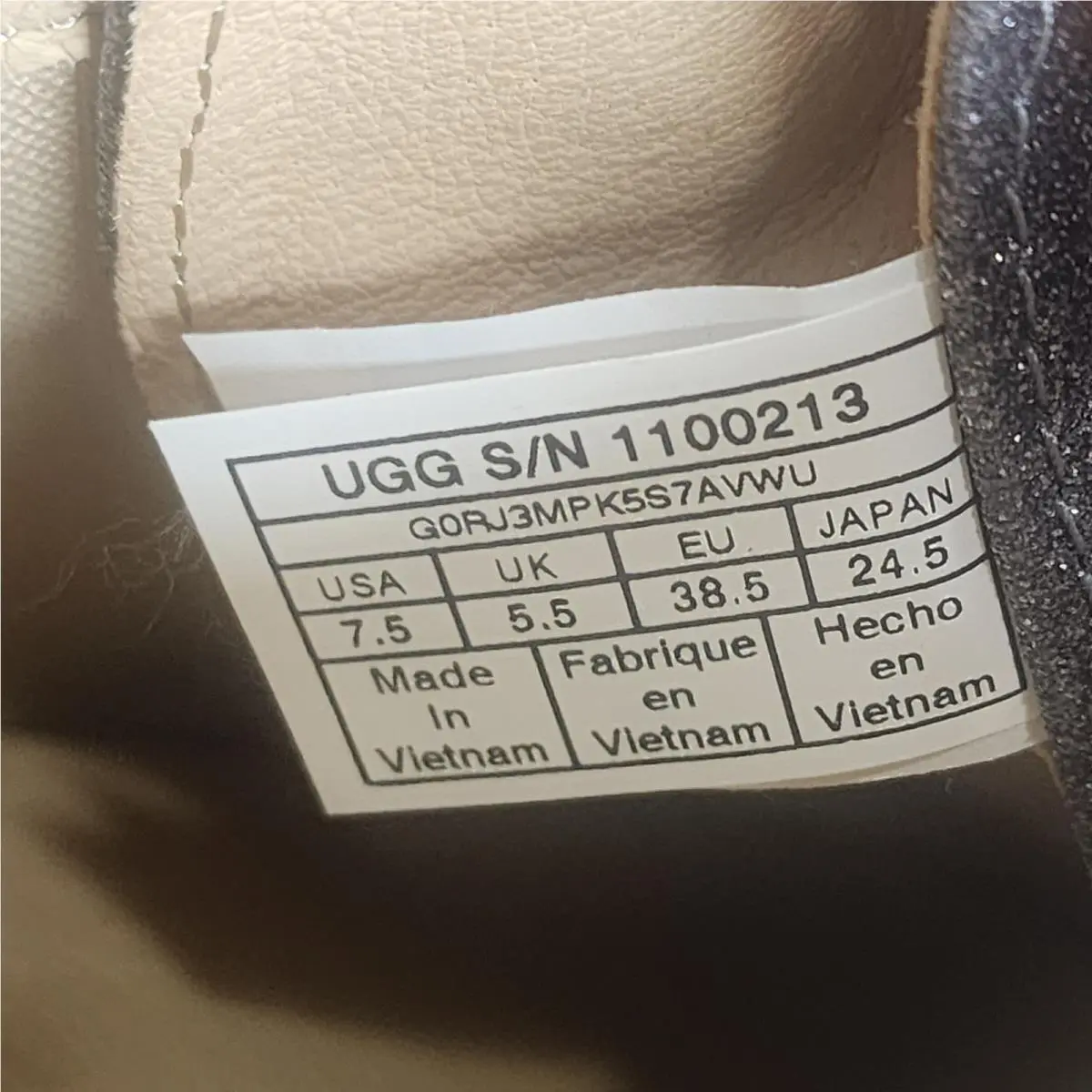 UGG shoes - Jass Glitter - Jass Glitter - Silver 6