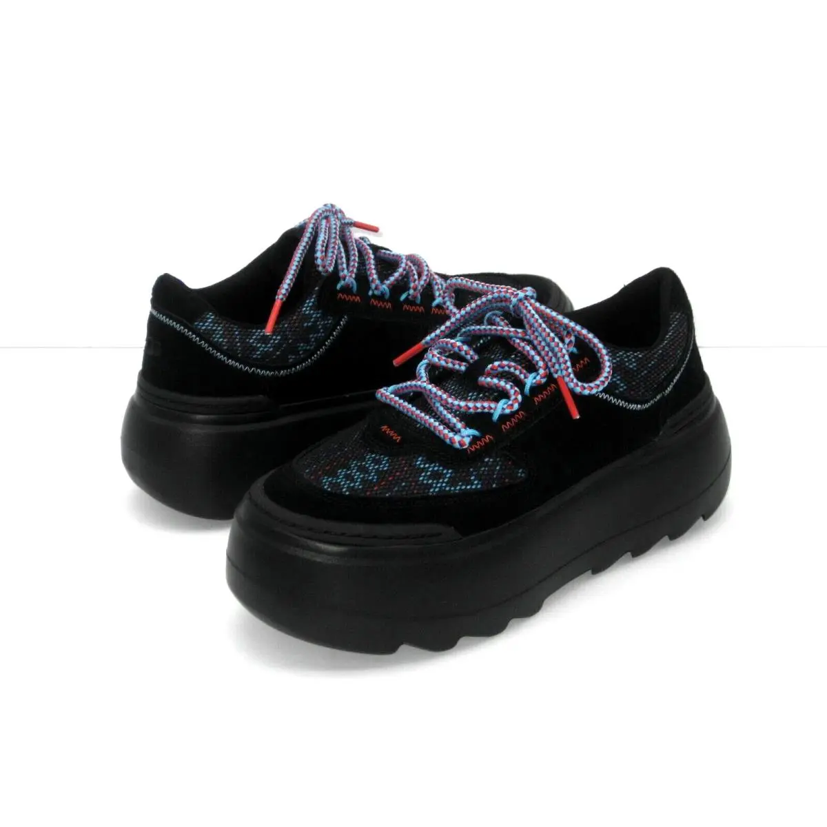 Ugg Marin Mega Lace Women Shoes Black US 8.5 /uk 6.5 /eu 39.5 by UGG