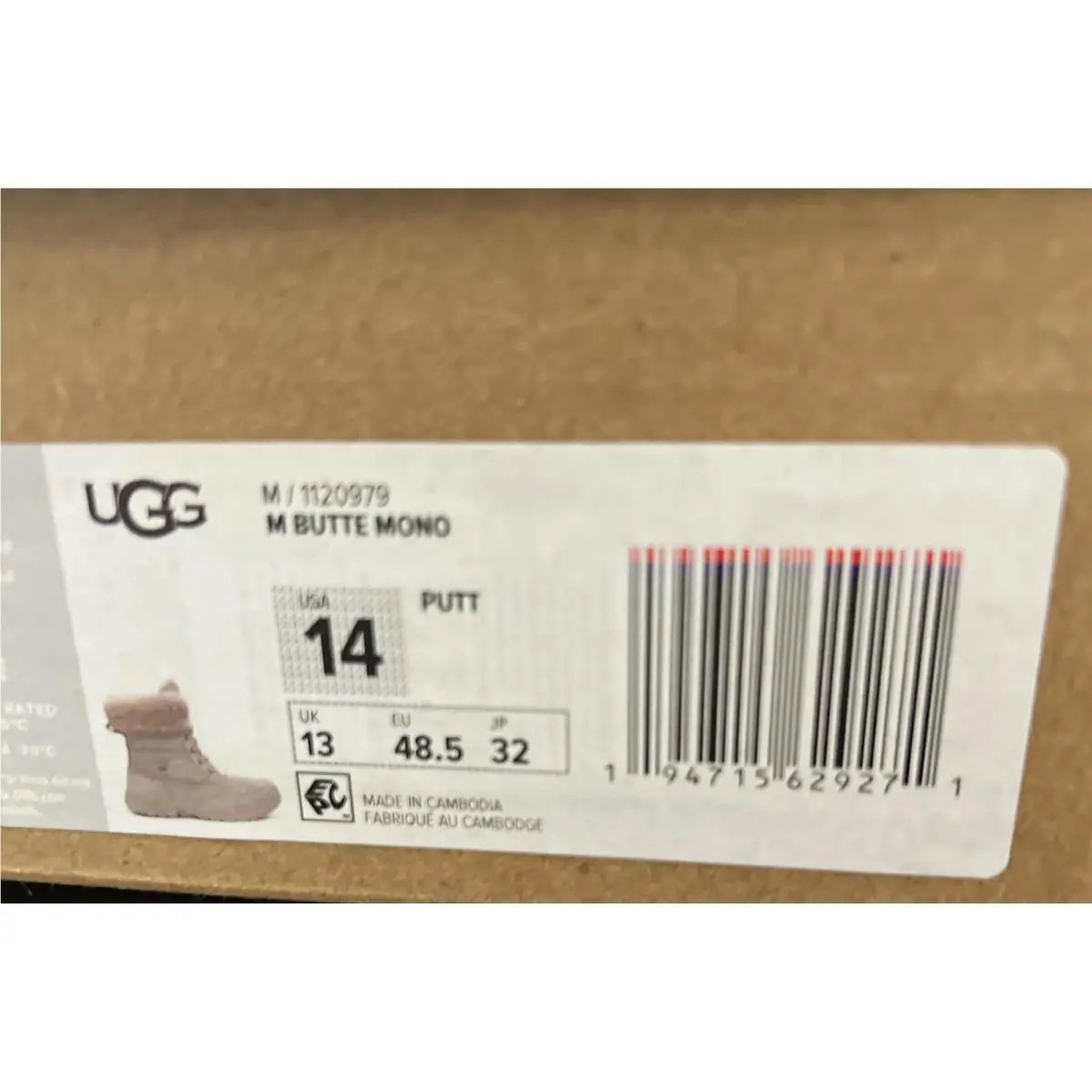 UGG shoes - UGG BUTTE MONO - BUTTE MONO - Putt 4