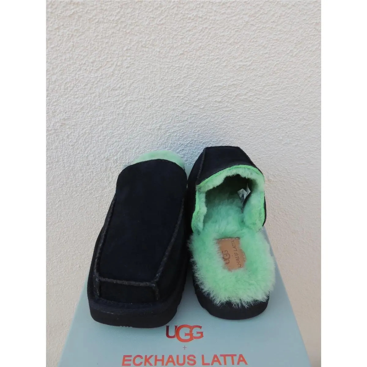 UGG shoes - UGG x Eckhaus Latta Block Slide - Black (UPC: 192410694952) 2