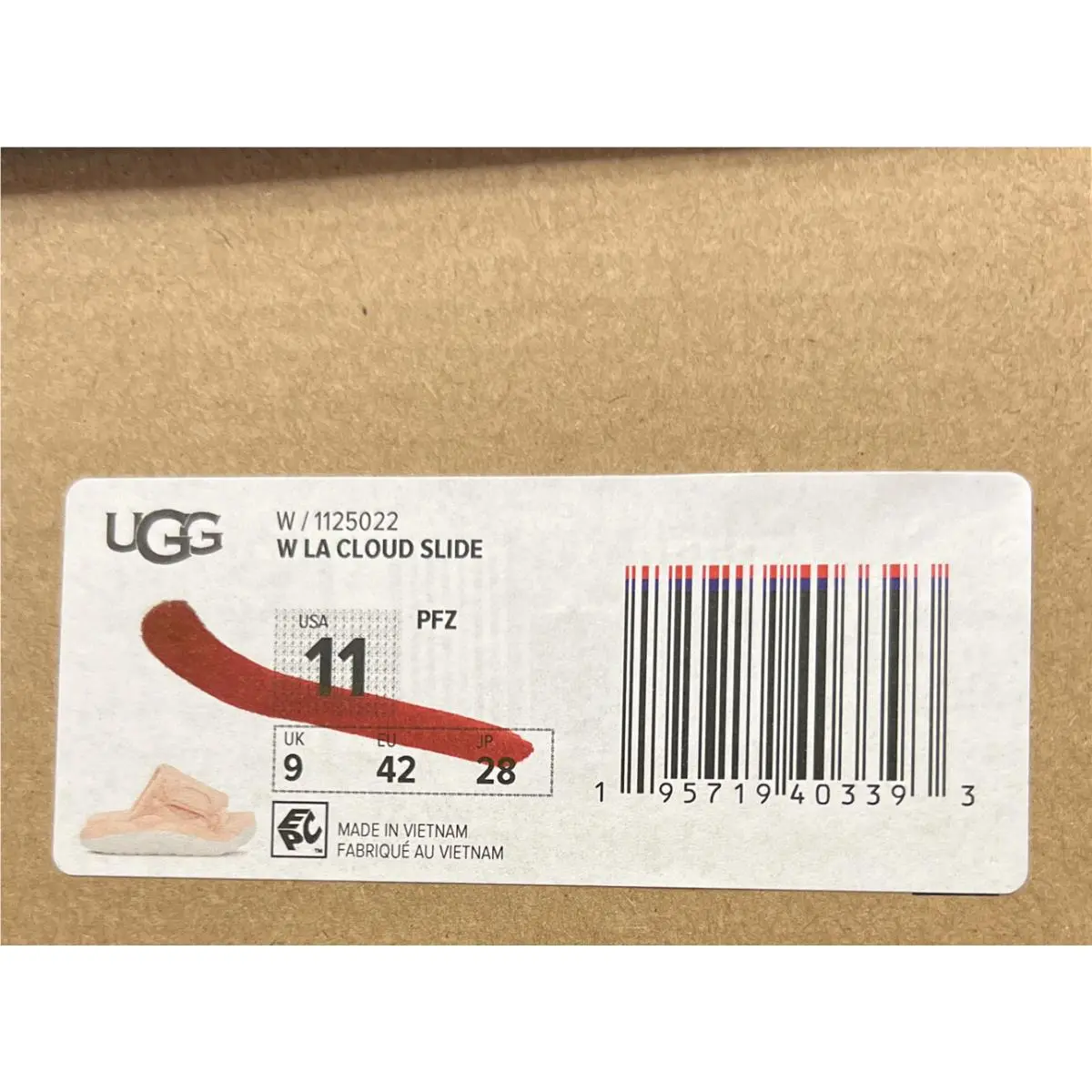 UGG shoes - UGG LA CLOUD - CLOUD - Peach Fuzz 4