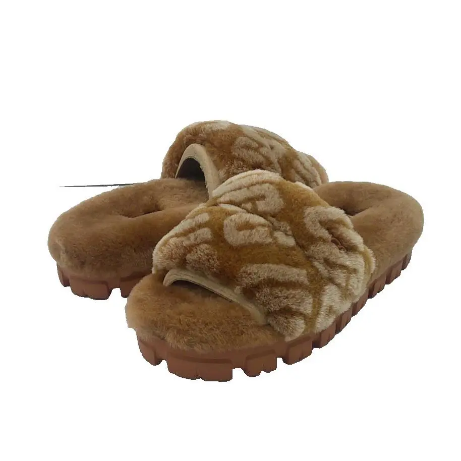 Ugg Cozetta Logograph Women Slide Hardwood US 6 /uk 4/EU 37 /jp 23 by UGG