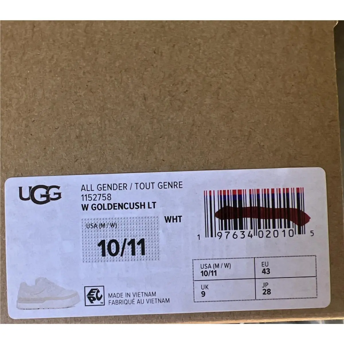 UGG shoes - UGG GOLDENCUSH LIT ALL GENDER - White 4