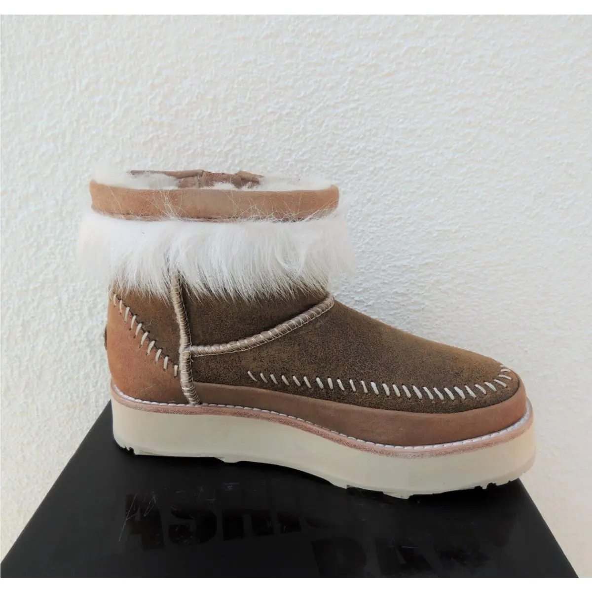 UGG shoes - UGG Fluff Punk Boot - Fluff Punk Boot - Chestnut (UPC: 192410197460) 2