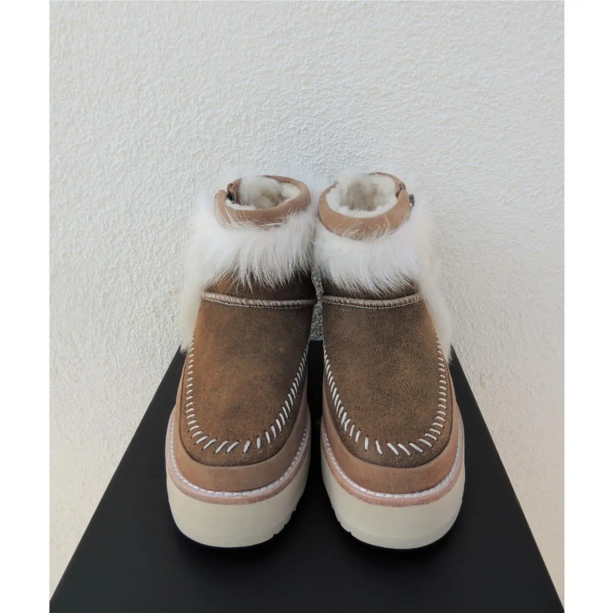 UGG shoes - UGG Fluff Punk Boot - Fluff Punk Boot - Chestnut (UPC: 192410197460) 4