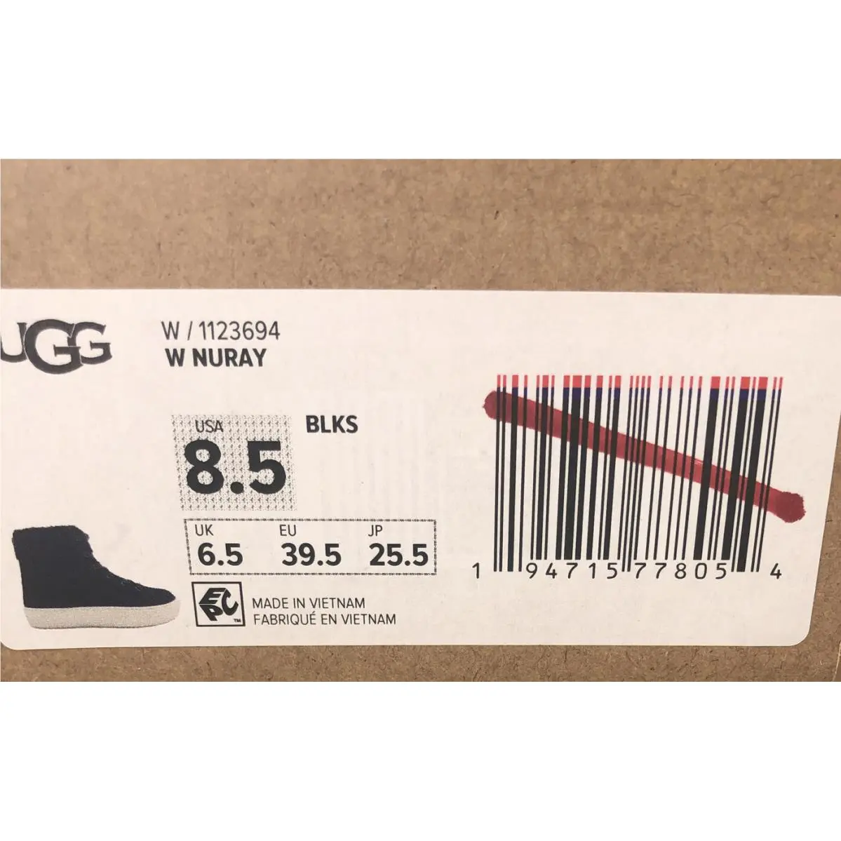 UGG shoes - UGG NURAY - NURAY - Black 4
