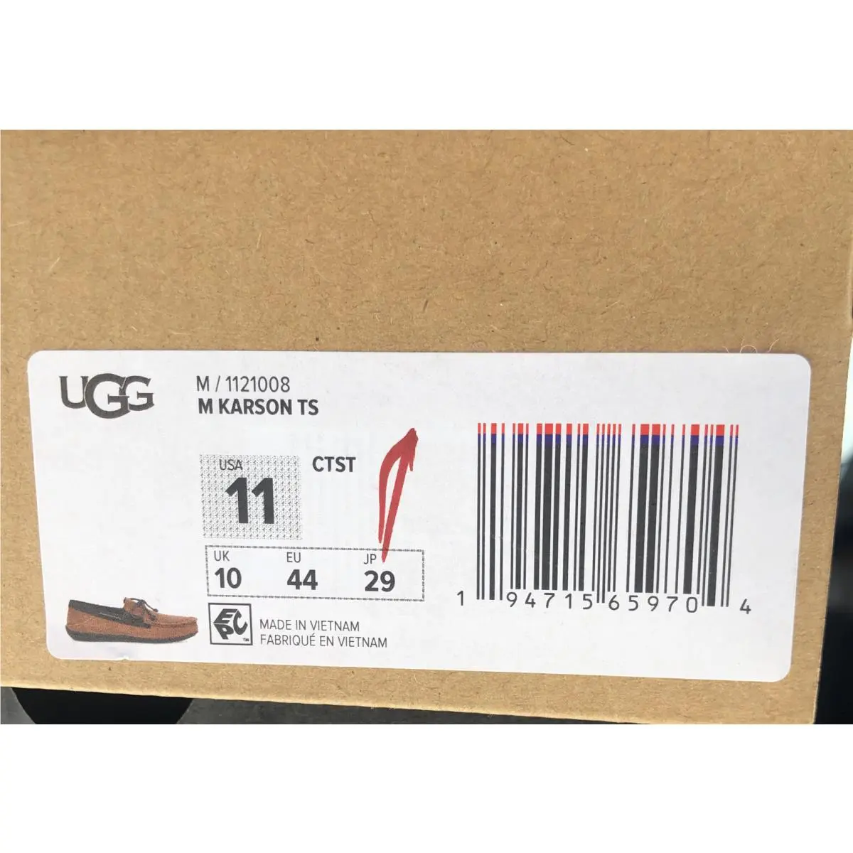 UGG shoes - UGG KARSON - KARSON - Chestnut /Stout 4