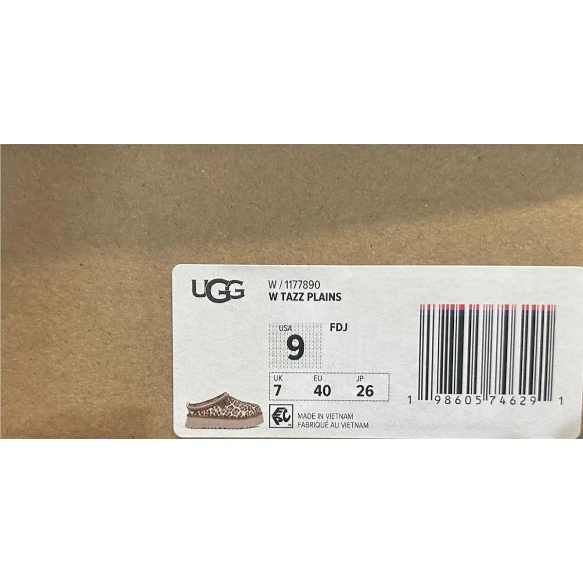 UGG shoes - UGG Tazz Plains - Tazz Plains - Felicity Leopard Jasmine (UPC: 198605746291) 4