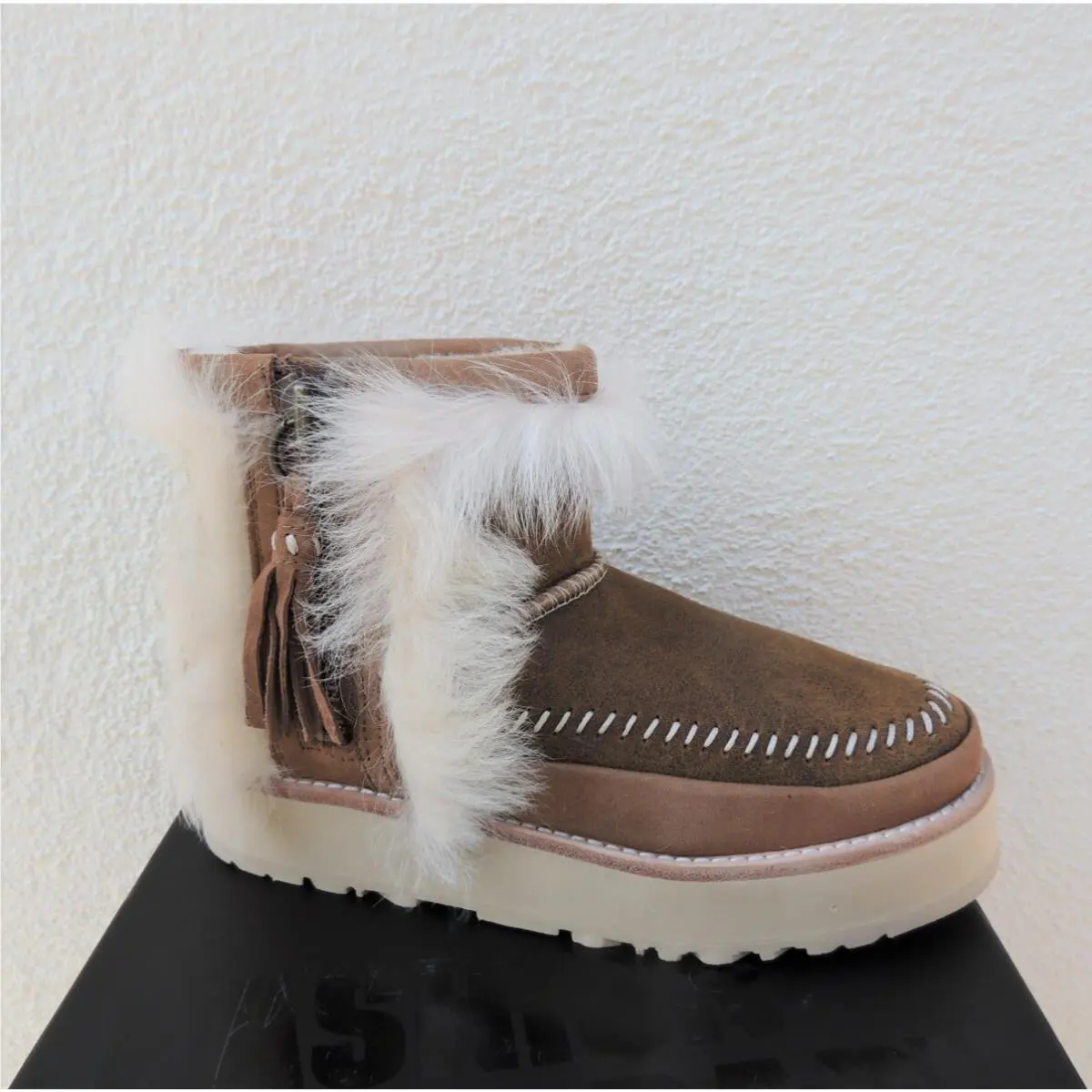 UGG shoes - UGG Fluff Punk Boot - Fluff Punk Boot - Chestnut (UPC: 192410197453) 1