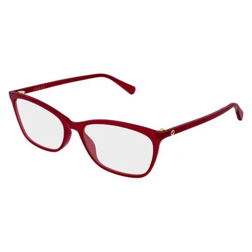 GG 1930 O-005 Red / Transparent 005 Size 55 Eyeglasses by Gucci