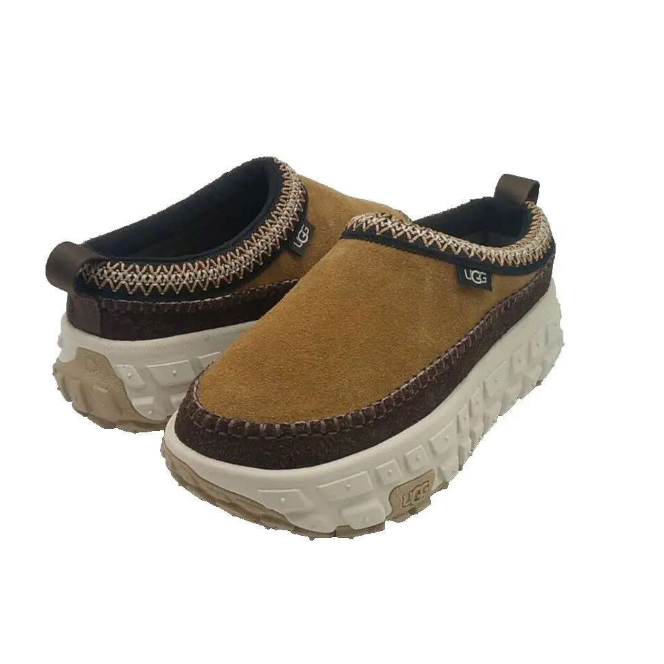Ugg Venture Daze All Gendar Shoes Suede Chestnut /ceramic US Men 8 / Women 9 - Chestnut /Ceramic
